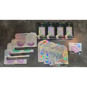 Disney Princess Kids Beauty Set Press On Nails Gel Pads Face Mask Lip Mask